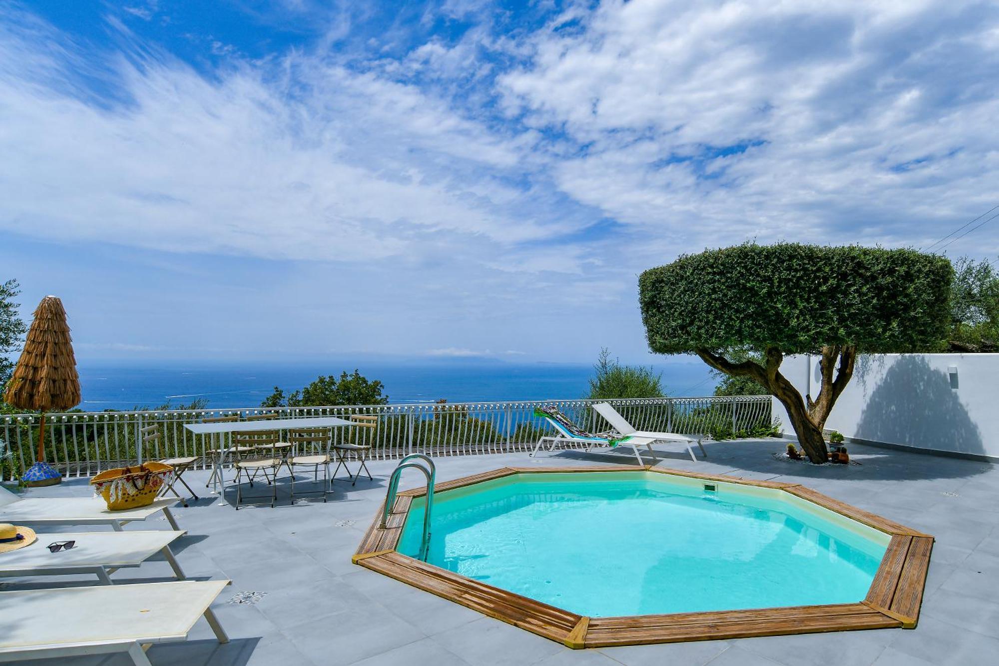 Villa Venus In Penisola Sorrentina 마사루브렌세 외부 사진
