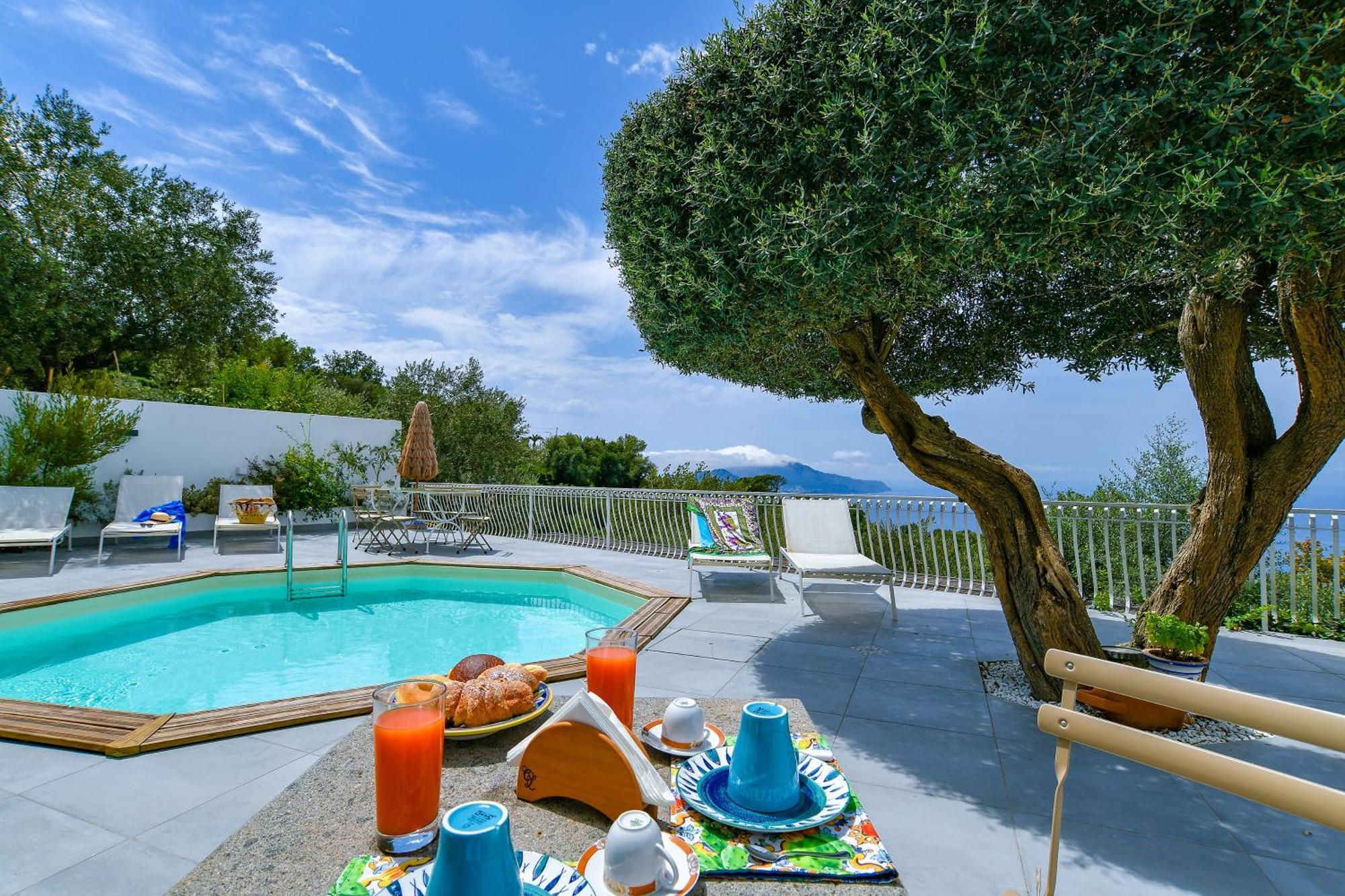 Villa Venus In Penisola Sorrentina 마사루브렌세 외부 사진